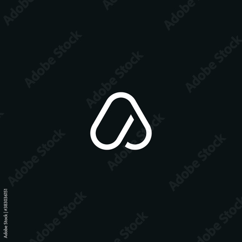 A initial logo design vector
