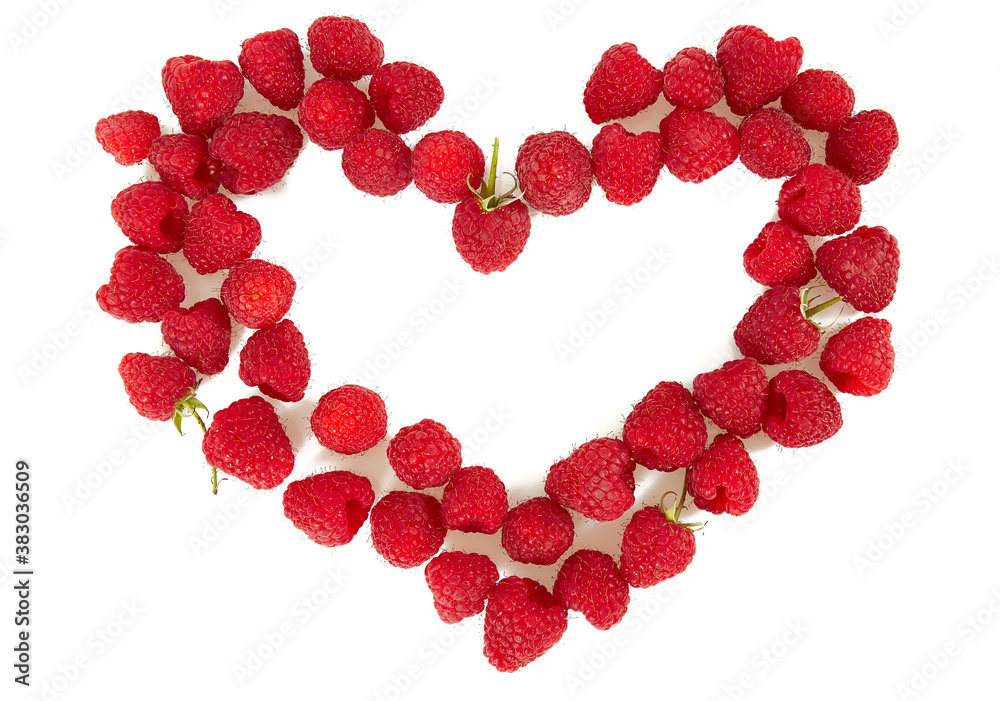 fresh raspberries isolated on white background fresh raspberries isolated on white background