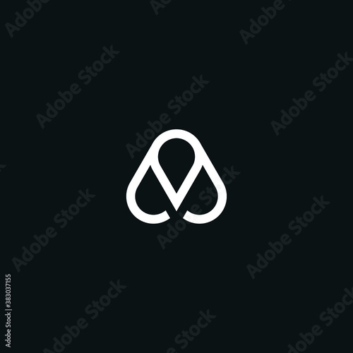 A initial logo design vector