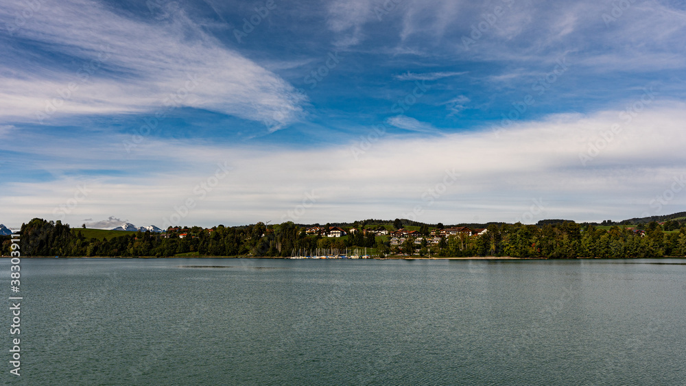 the view of Tegelberg from Forggensee September - 2020 