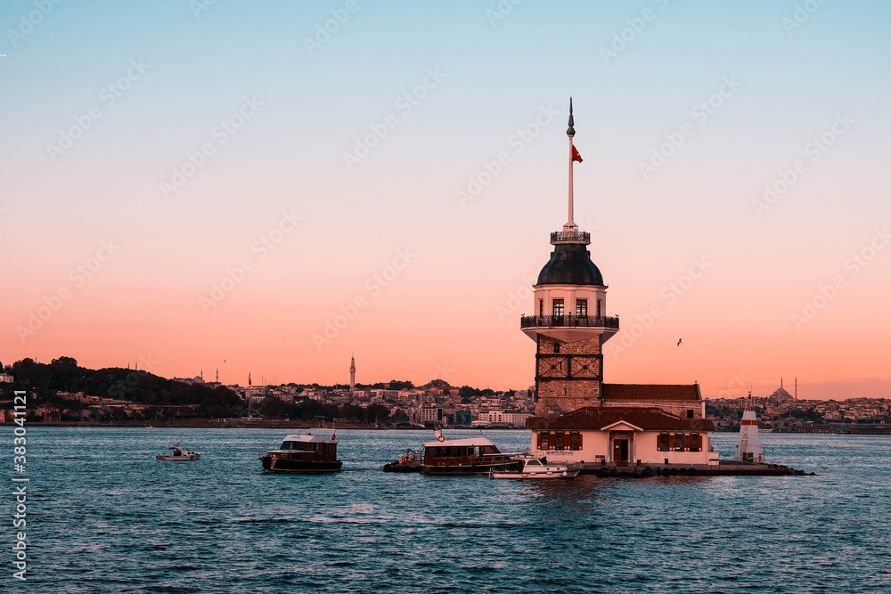 The Maiden's Tower. Istanbul, Turkey October 2020