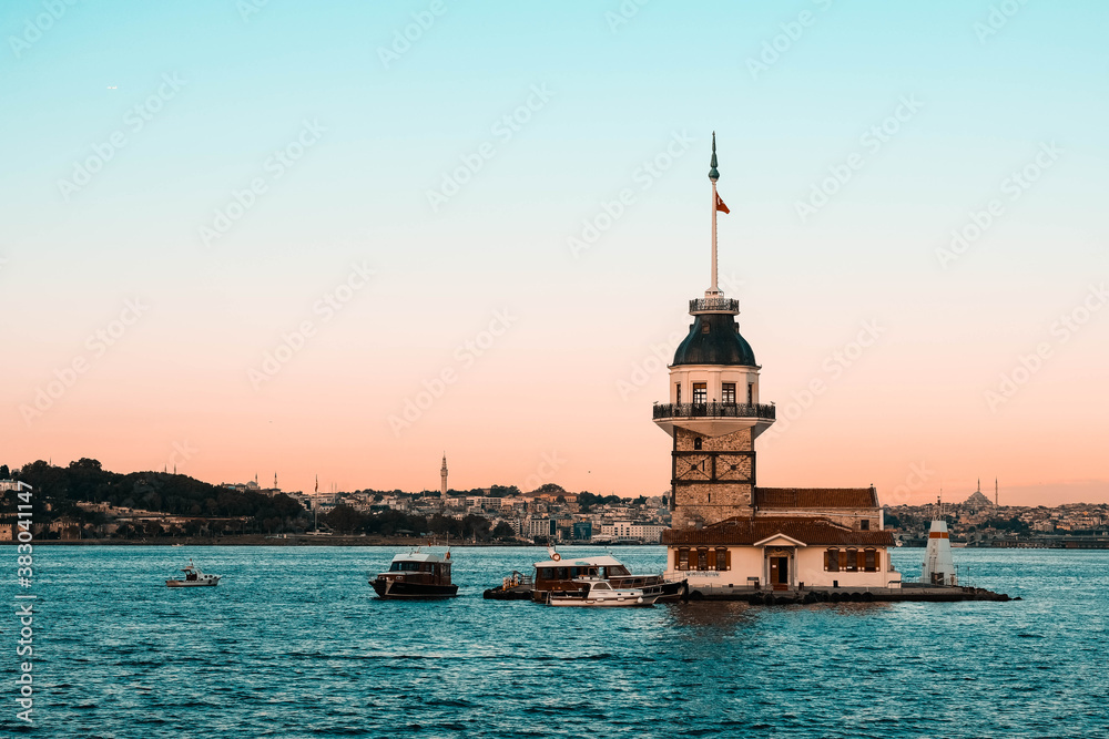 The Maiden's Tower. Istanbul, Turkey October 2020 The Maiden's Tower. Istanbul, Turkey October 2020