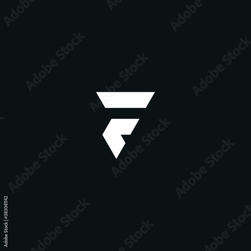 F initial logo design