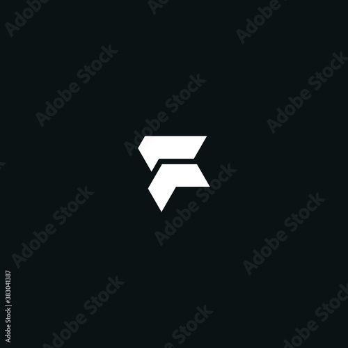 F initial logo design