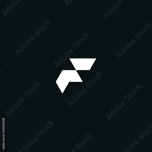F initial logo design