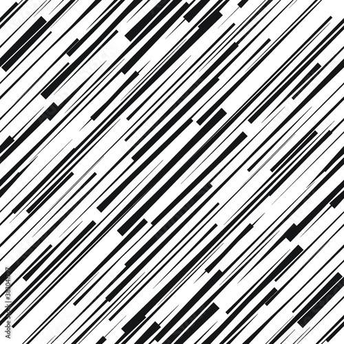 Seamless pattern with speed lines.Triangles unusual poster Design .repeating , diagonal, slanting, oblique Black Vector stripes .Geometric shape. Endless texture