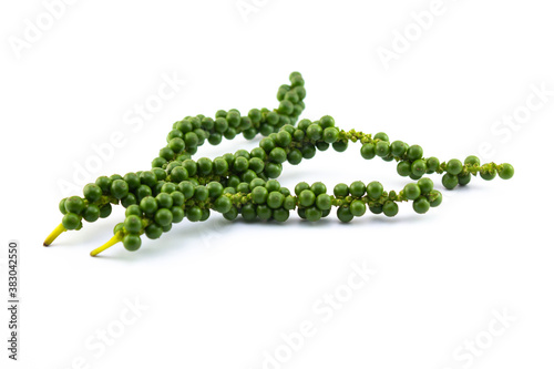 Fotografija green pepper seed isolated on white