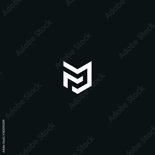 MF / FM initial logo design