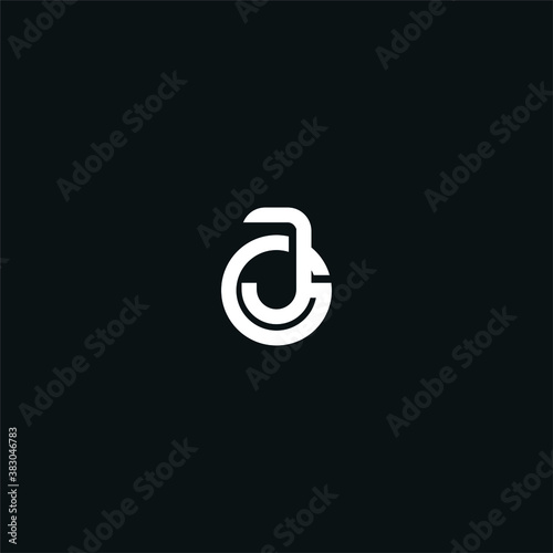 GJ / JG initial logo design