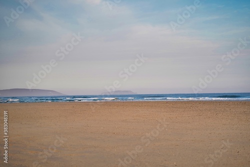 Beach in sunrise