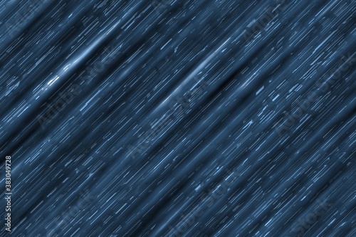 artistic blue shadowy rough metal diagonal stripes digitally drawn background or texture illustration