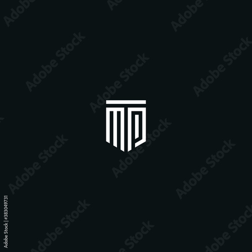 MP initial logo design
