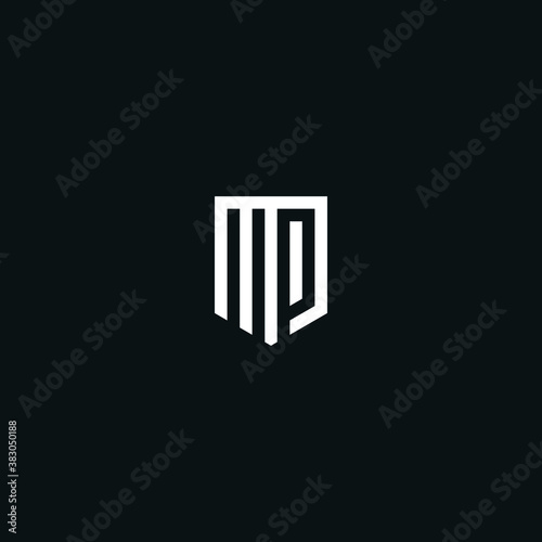 MP initial logo design