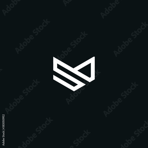 MS / SM initial logo design