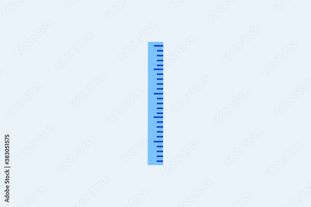 Measuring scale vector design illustration