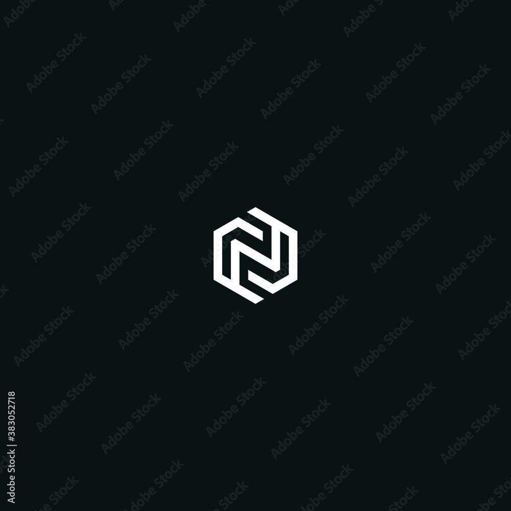 N initial logo design N initial logo design