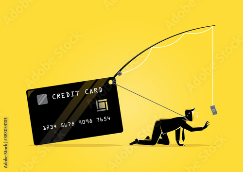 Business credit card concept