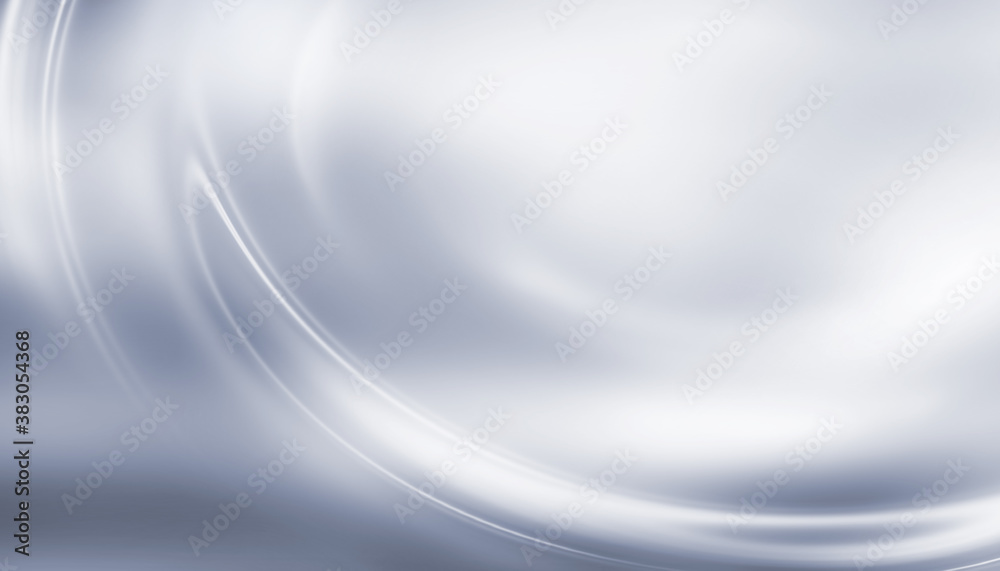 Abstract white and gray futuristic background. Light lines, waves. Blank gradient banner. Abstract white and gray futuristic background. Light lines, waves. Blank gradient banner.