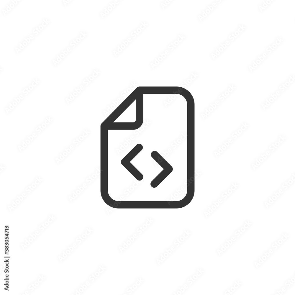 Html doc icon. Code file symbol modern, simple, vector, icon for website design, mobile app, ui. Vector Illustration Html doc icon. Code file symbol modern, simple, vector, icon for website design, mobile app, ui. Vector Illustration
