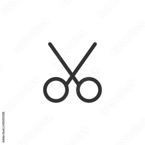 Scissors icon. Cutting symbol modern, simple, vector, icon for website design, mobile app, ui. Vector Illustration