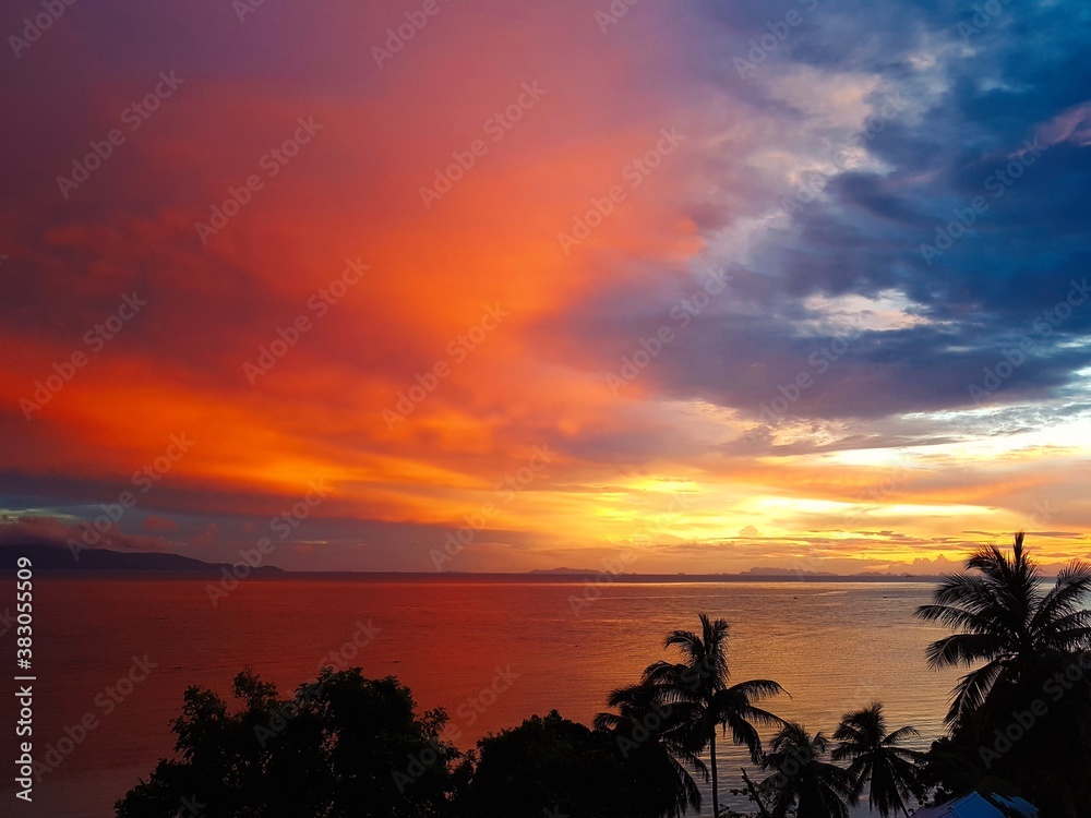 Tropical Sunset | Tropical Island | Thailand | Koh Pha Ngan