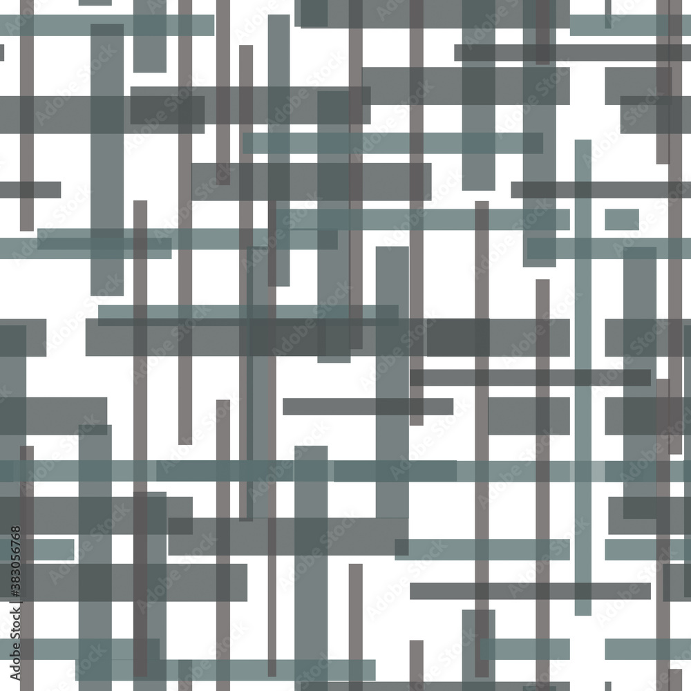 Fototapeta premium Seamless pattern. Light brown tone. Rectangles and squares.