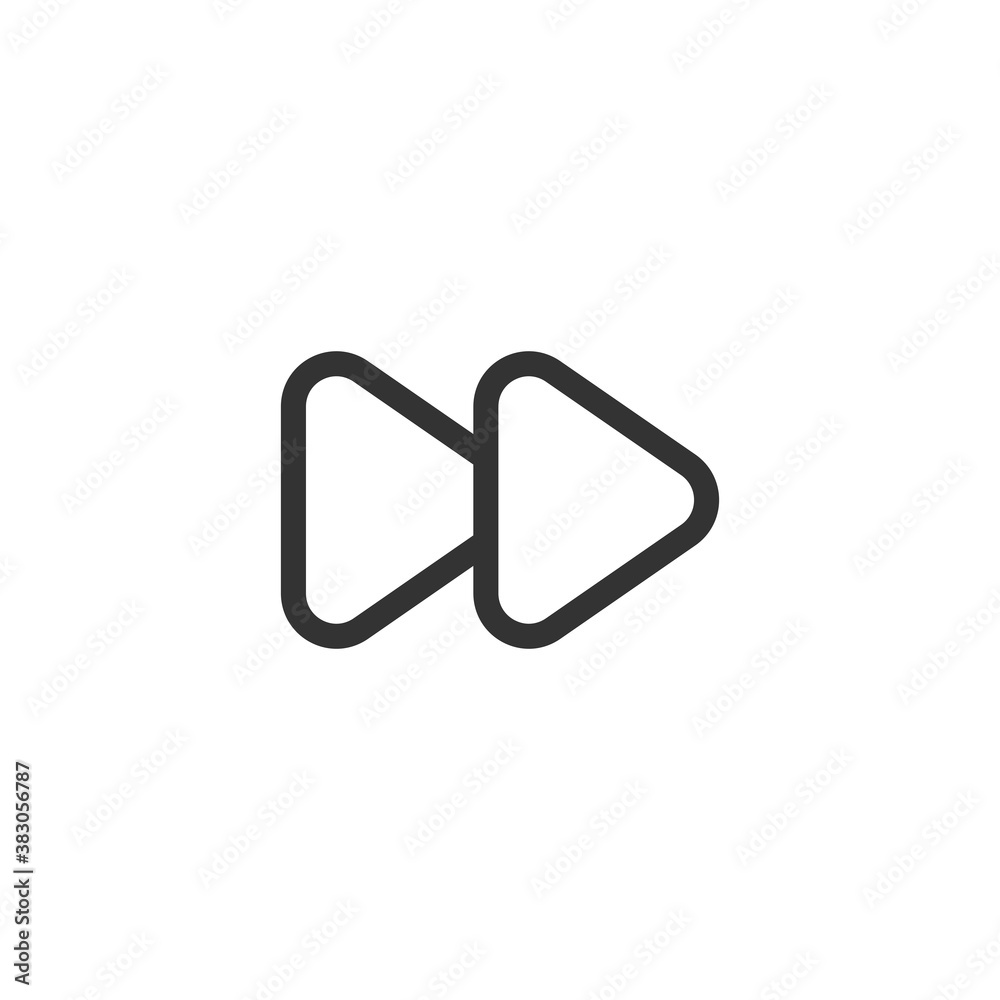 Right arrow button icon. Multimedia symbol modern, simple, vector, icon for website design, mobile app, ui. Vector Illustration Right arrow button icon. Multimedia symbol modern, simple, vector, icon for website design, mobile app, ui. Vector Illustration