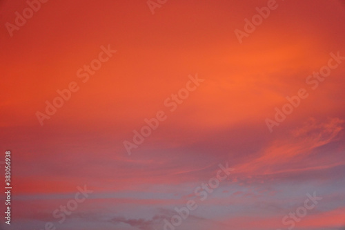 Fototapeta Naklejka Na Ścianę i Meble -  Selective focus on  twilight beautiful sky background