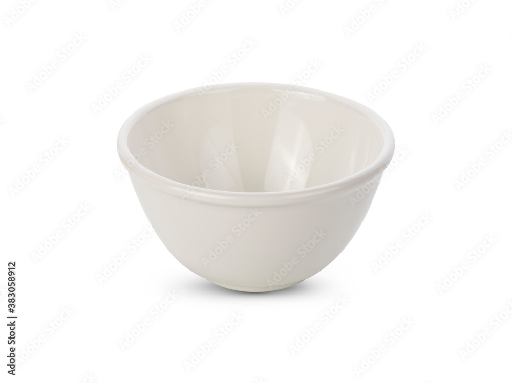 white bowl ceramic isolated on white background. white bowl ceramic isolated on white background.
