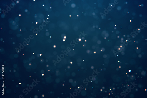 Glitter lights background. Defocused bokeh dark illustration