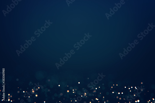 Glitter lights abstract background. Defocused bokeh dark illustration photo