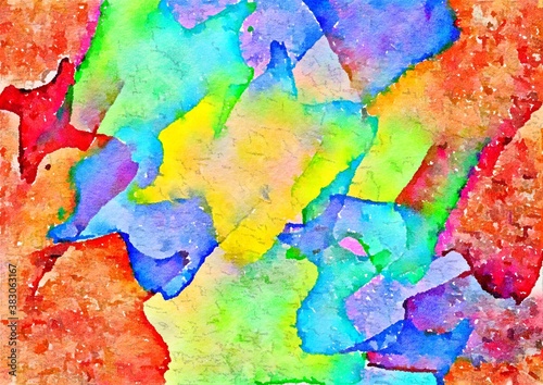 Watercolor abstract artistic background for design.
