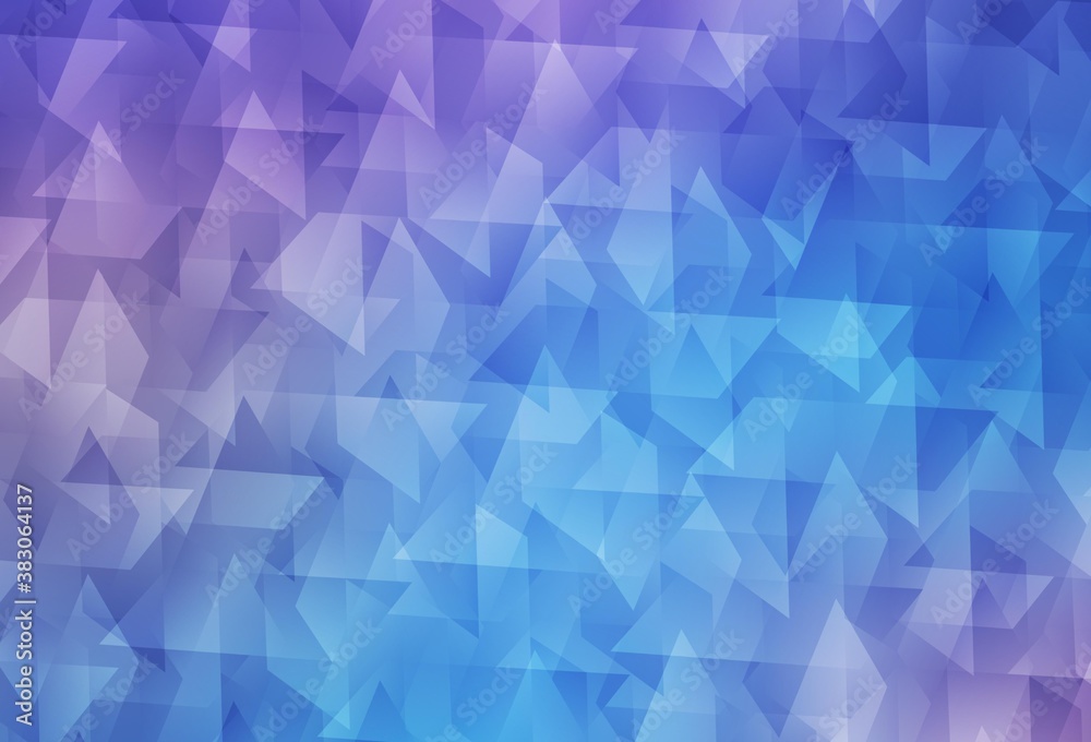 Fototapeta premium Light Pink, Blue vector layout with lines, rectangles.