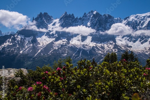 french alps landscape photo