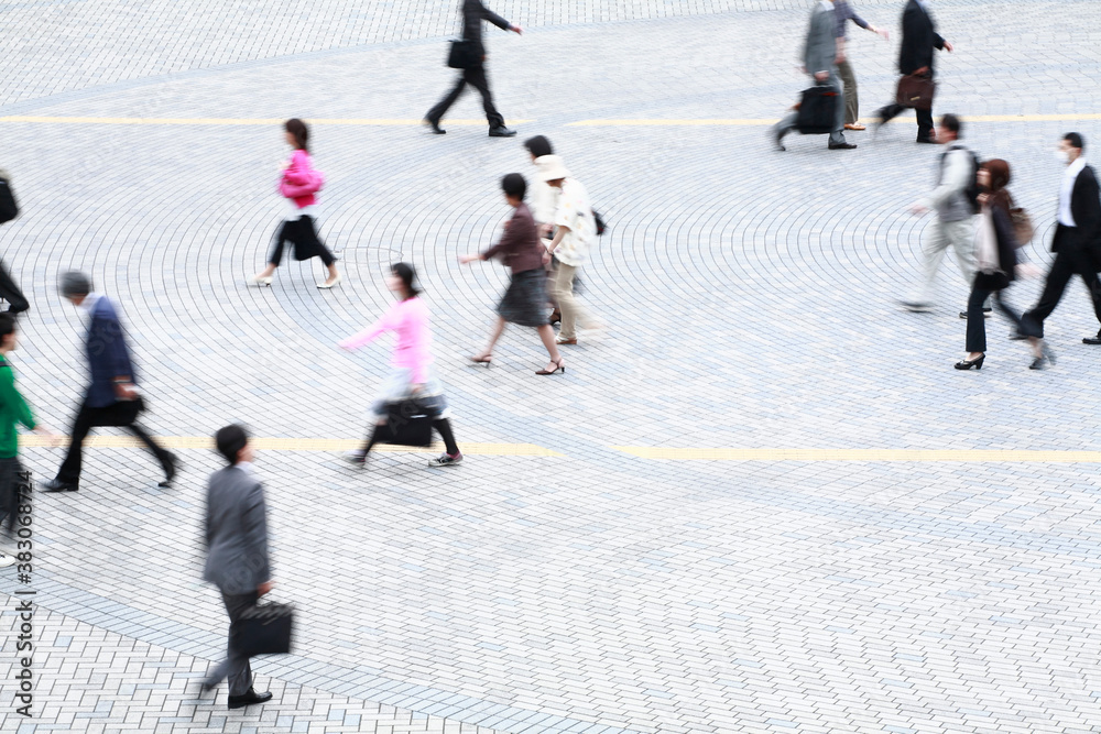 Obraz premium 通勤風景