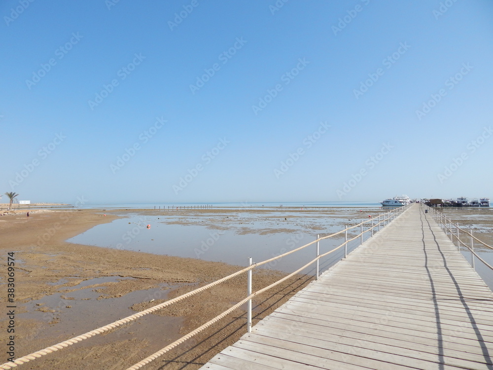 pier on the beach