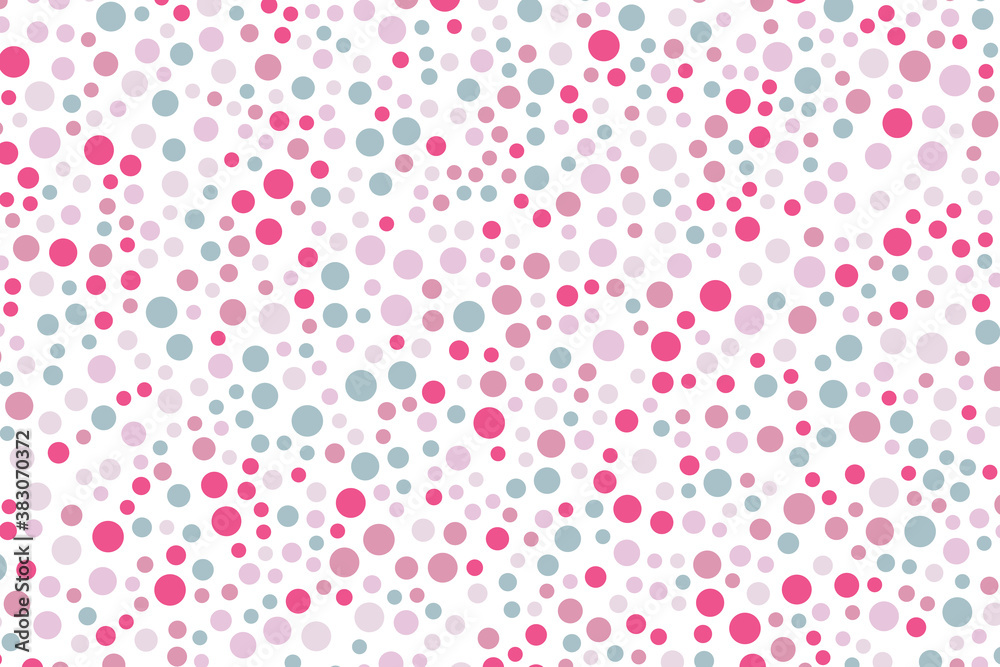 Abstract dotes pattern background different colours