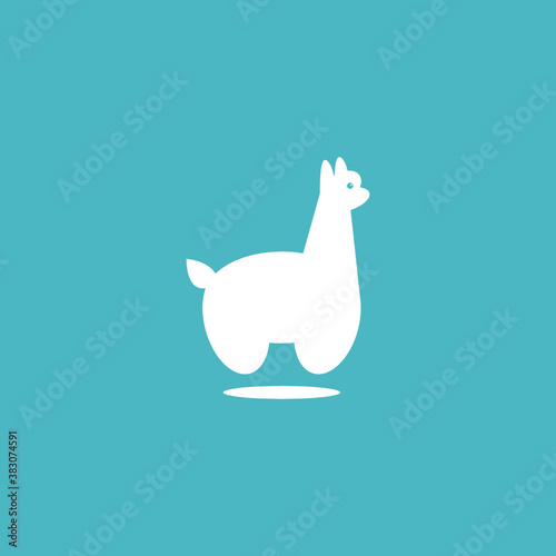 Cute Alpaca Logo suites for babystore or something like that.