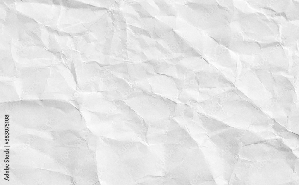 White crumpled paper background, texture old for web design screensavers. Template for various purposes or creating packaging. White crumpled paper background, texture old for web design screensavers. Template for various purposes or creating packaging.
