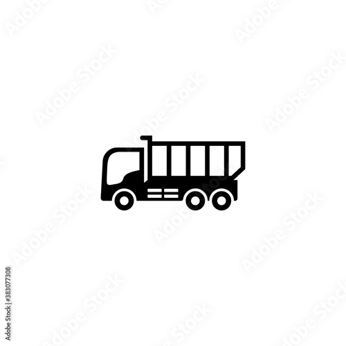 Dump Truck icon vector, Dump Truck symbol illustration
