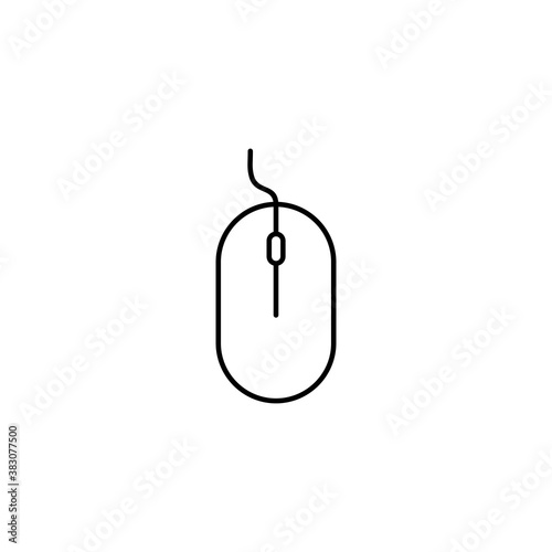 Mouse icon vector, mouse symbol illustration