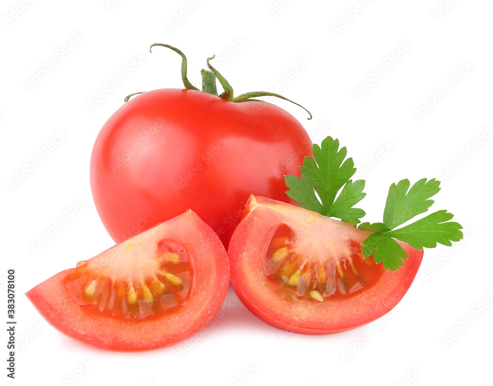 Tomatoes isolated on white background Tomatoes isolated on white background