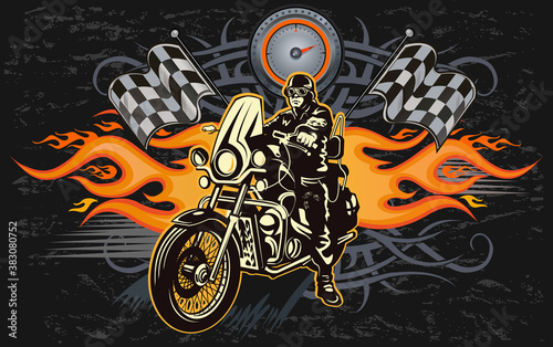 man on the motorbike