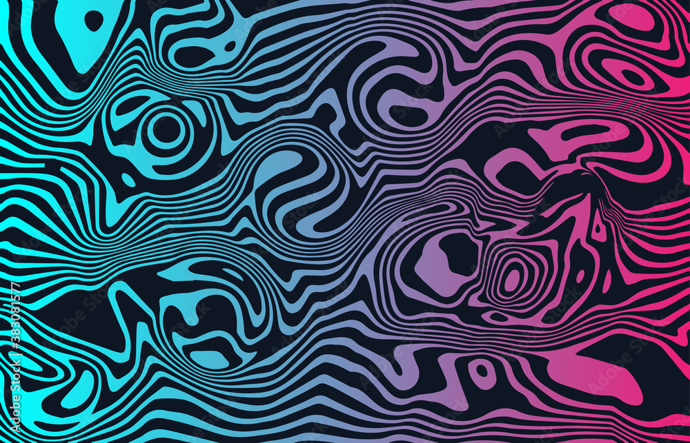 Obraz premium Abstract liquid gradient background. Minimal backround design with liquid colors. Vibrant dynamic wallpaper. Creative graphic composition for poster, brochure, flyer and card. EPS 10.