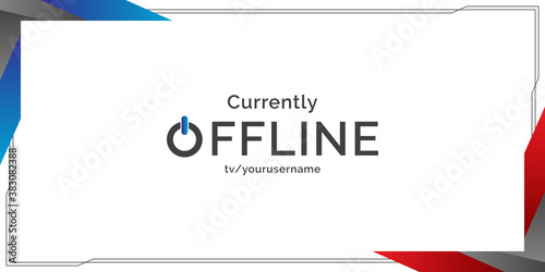 Futuristic sharp twitch background