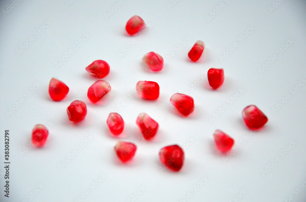 Ripe pomegranate fruit isolated on white background Ripe pomegranate fruit isolated on white background