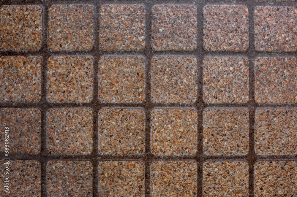 Stone pattern tiled floor Stone pattern tiled floor