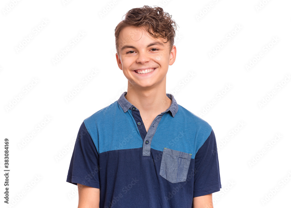 Handsome teen boy laughing looking very happy. Handsome teen boy laughing looking very happy.