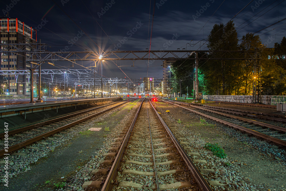 Dutch Railways by night