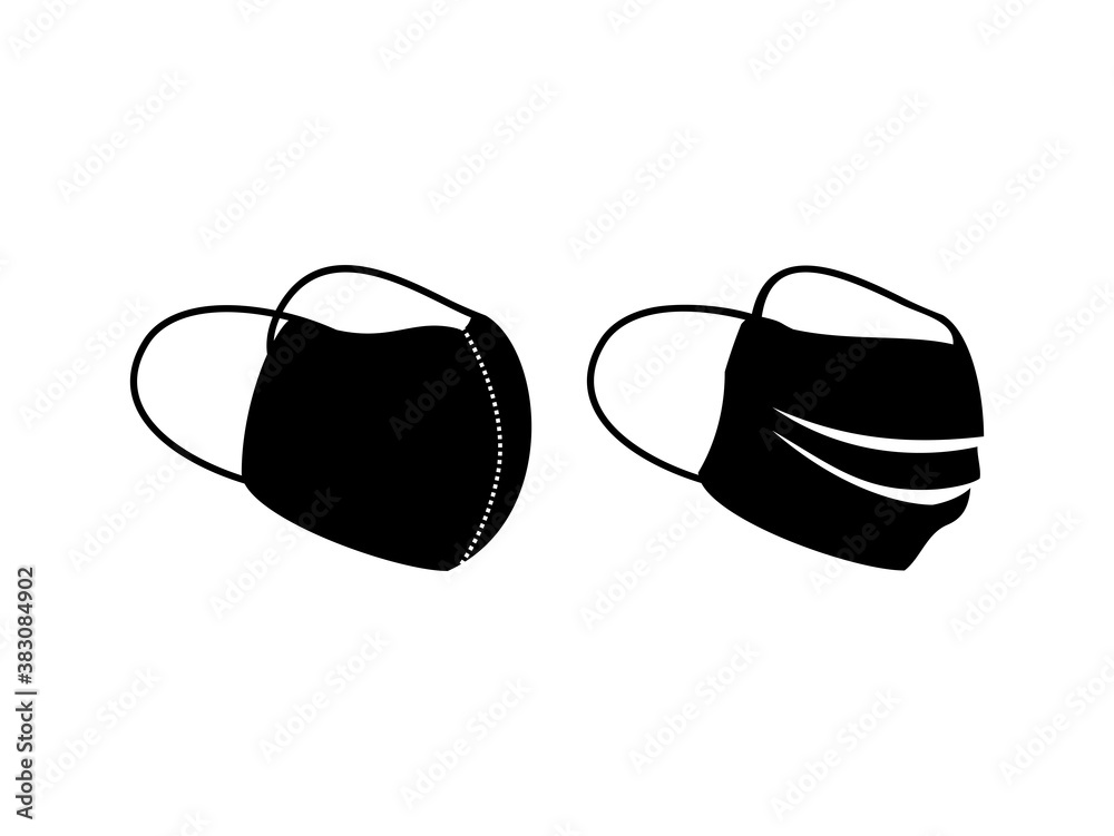 Masker protection icon vector isolated